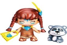 Pinypon Sprookjesfiguur 7cm Pocahontas met huisdier