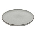 Assiette petit déjeuner Ø21cm gris pierre boîte de 6 pièces