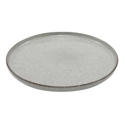 Assiette petit déjeuner Ø21cm gris pierre boîte de 6 pièces