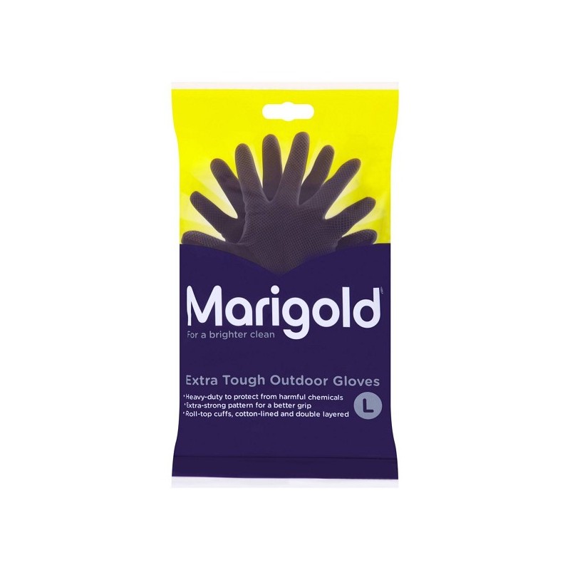 Marigold Outdoor zwart L pak a 6 paar handschoenen