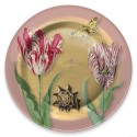 Assiette Marrel tulipes métal en show box Ø26cm