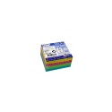 Grafix Sticky notes néon 7,5x7,5cm bloc de 400 feuilles