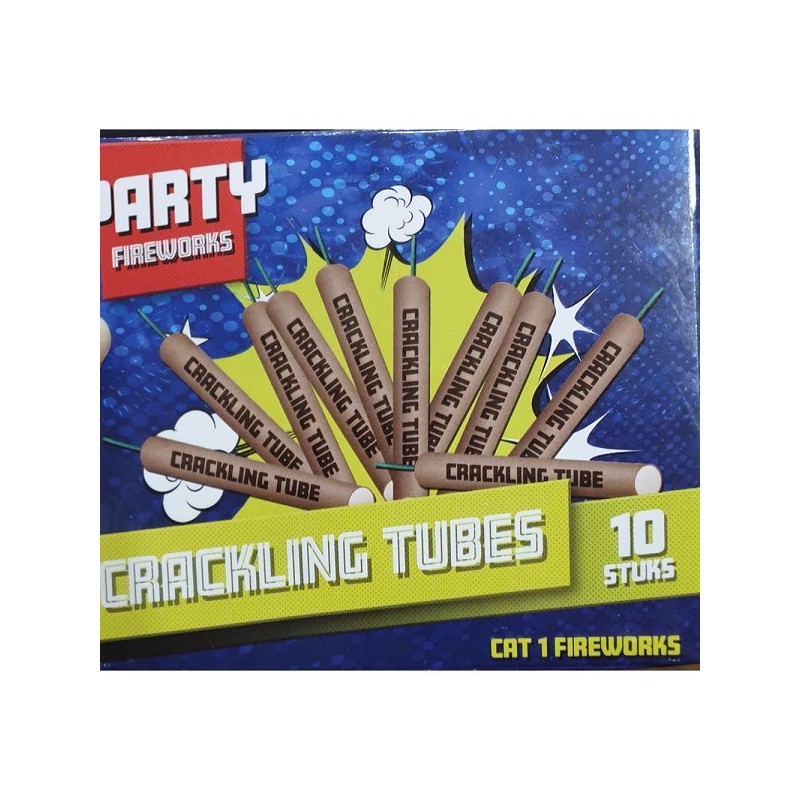 Crackling tubes doosje a 10 stuks