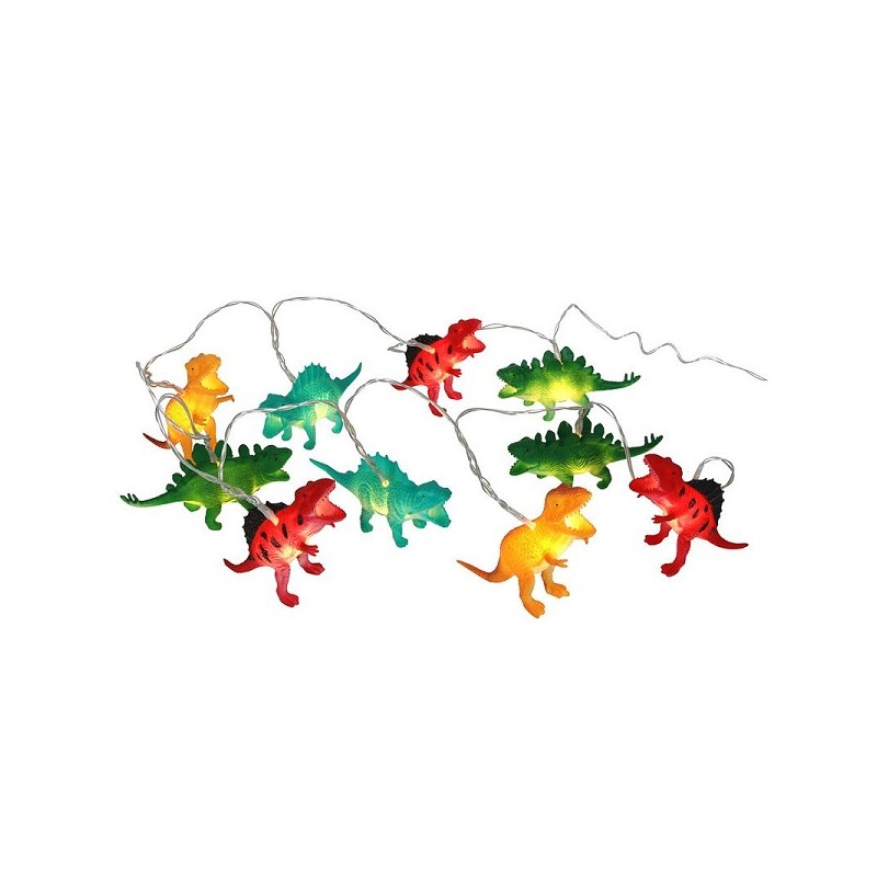 LED verlichting dinosaurus 10-LED met timer 2xAA