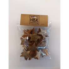 HBX natural living Basic Coco Star zakje a 15 stuks Ø4,5cm