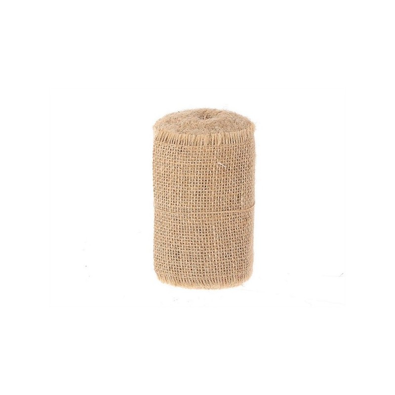 HBX natural living Jute lint op klos 5m x 5cm naturel