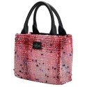 Charm London Finsbury handtas roze-rood 20x11x17cm