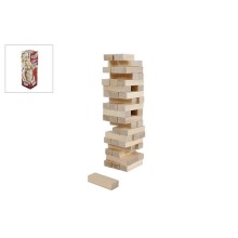 Play ToDay wiebel stapeltoren hout 48delig 4,8x16cm