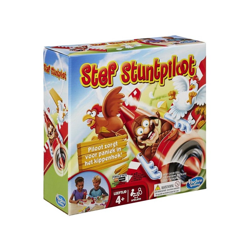 Hasbro Stef Stuntpiloot - Bordspel