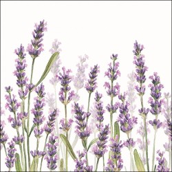 Ambiente Servetten Lavender Shades White 33x33cm