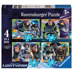 Ravensburger 4 puzzles Disney L'Éclair 12/16/20/24 pièces