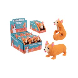 John Toy Stretchy Corgi chien en boîte