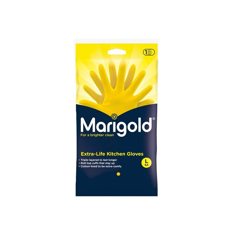 Marigold Kitchen geel L pak a 6 paar handschoenen