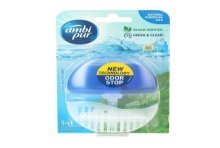 Ambi-Pur toiletblok Fresh water & mint starterkit 55ml doos a 12 stuks