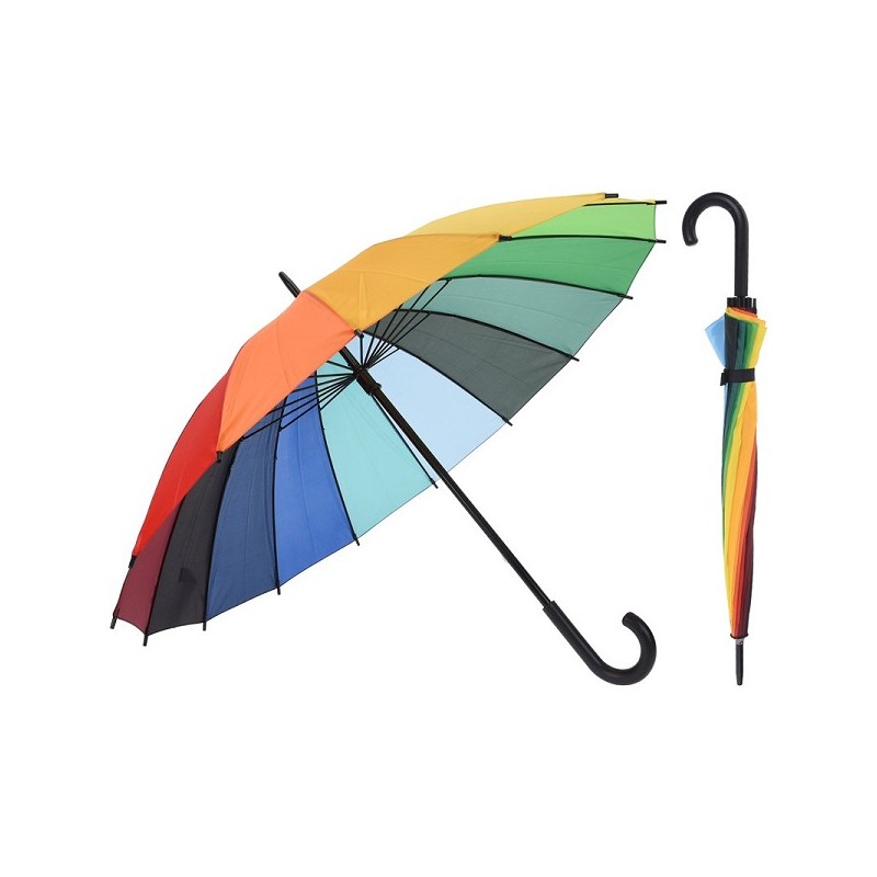 Paraplu regenboog dia 98cm 80cm hoog