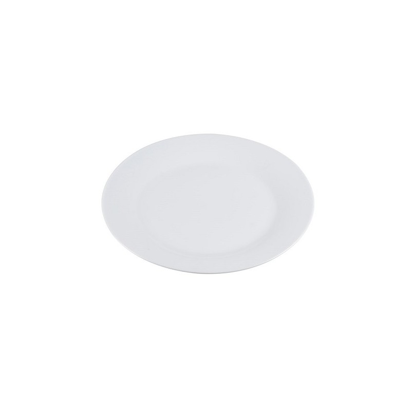 Plat bord porselein Ø23cm set a 12 stuks