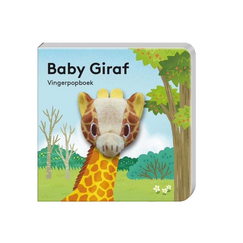 Vingerpopboekje - Baby giraf