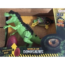 Toi Toys World of dinosaurs Dinosaurus (30cm) met licht en geluid + ei