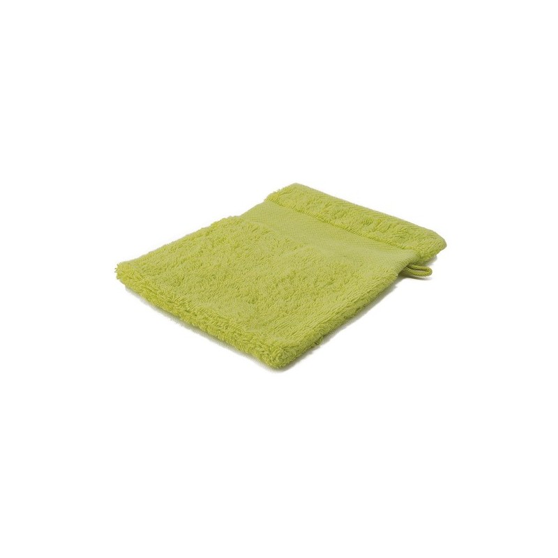 Washandje 15x21cm lime 6 stuks