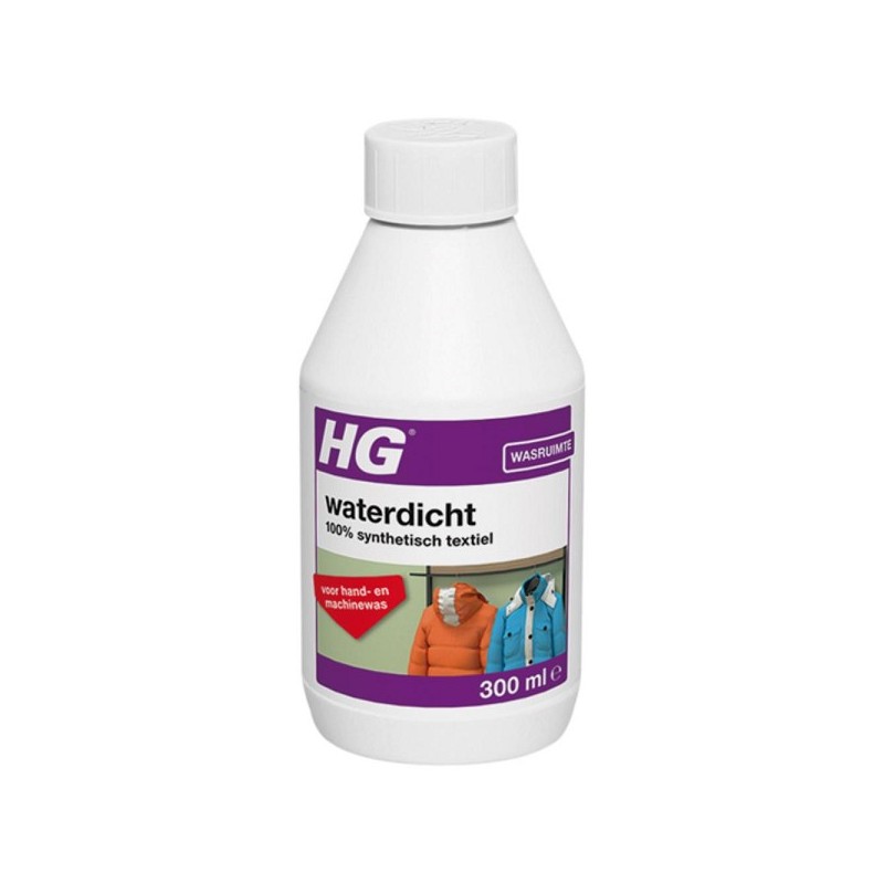 HG Waterdicht 100% synthetisch textiel 300ml Voor handwas en wasmachine