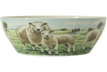 Wiebe's Farm Kom schaap Ø13cm doos a 6 stuks porselein