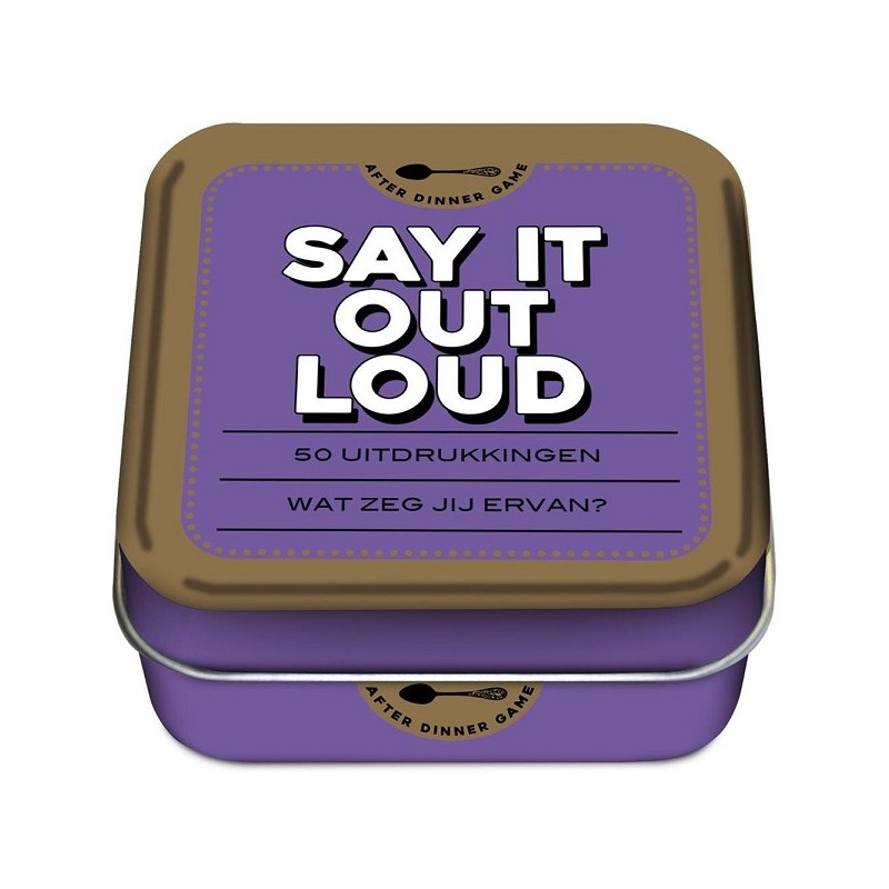 After dinner games - Say it out loud