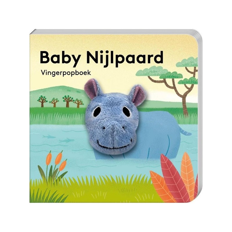 Vingerpopboekje - Baby Nijlpaard