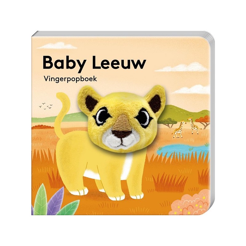 Vingerpopboekje - Baby Leeuw
