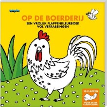 Flappenkleurboek - Op de boerderij
