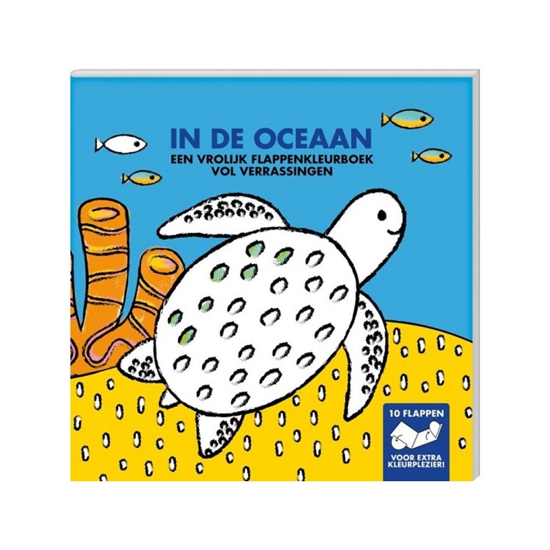 Flappenkleurboek - In de oceaan