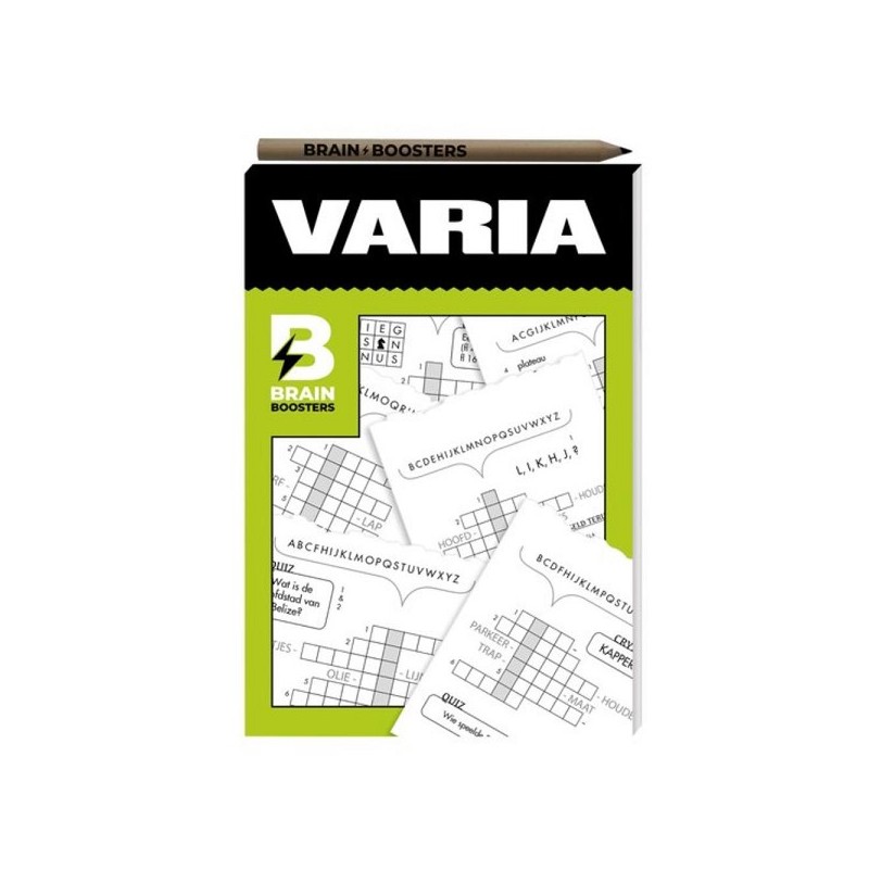 Brainbooster puzzelboek - Varia