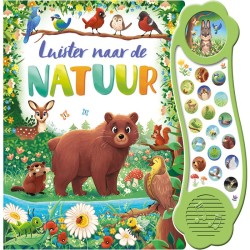 Rebo Geluidenboek Luister naar de natuur - 18 geluiden