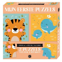 Mijn eerste puzzel - Tijger & lachende walvissen