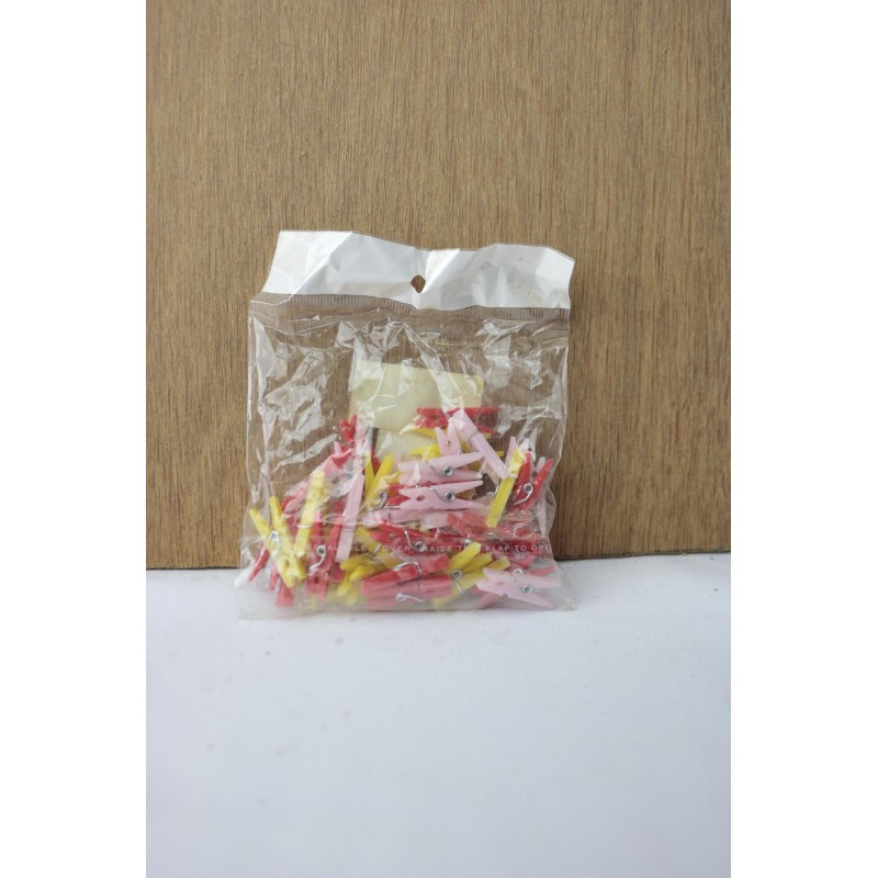 miniknijpers 2.5 cm kleur zak/50