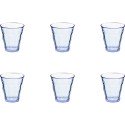 Duralex glas picardie blauw 200ml 6stks