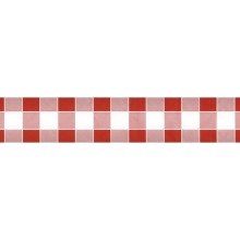 Damast papier 1,20x8m ruit rood