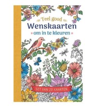 Wenskaarten om in te kleuren - Feel good