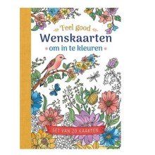 Wenskaarten om in te kleuren - Feel good