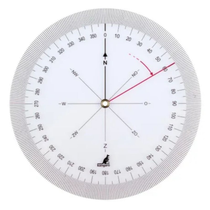 Kangaro Koershoekmeter Ø12,6cm