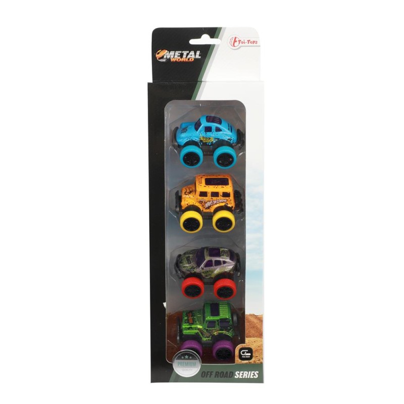 Toi Toys Off Road mini auto&aposs set a 4