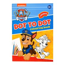 Paw Patrol Kleurboek stip naar stip