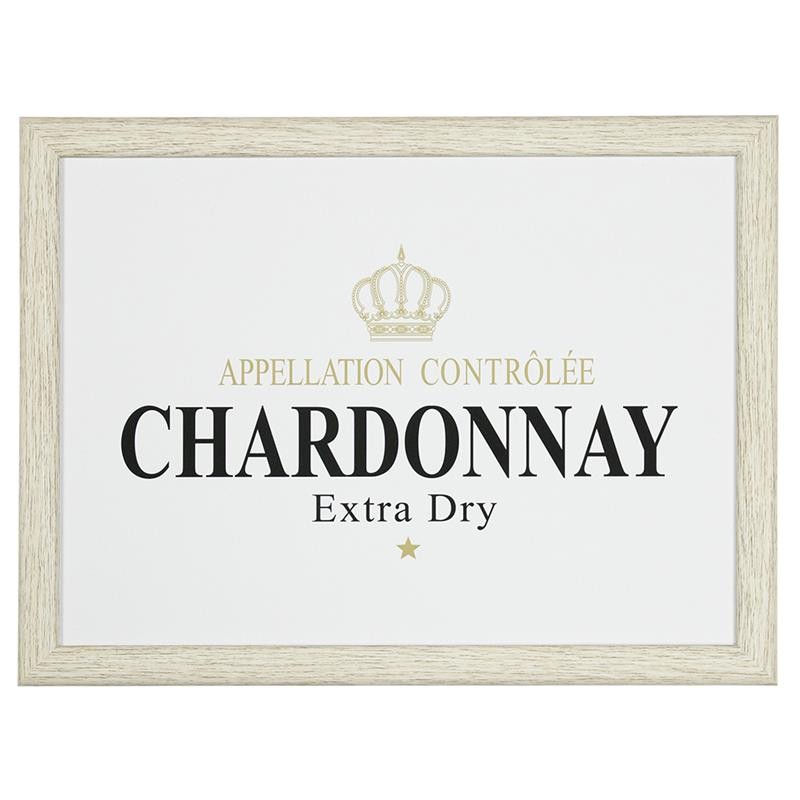 Schootkussen Chardonnay wit 43x33x9cm