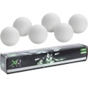 Tafeltennisballen 40mm 6 stuks wit