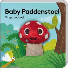 Vingerpopboekje Bos Baby paddenstoel