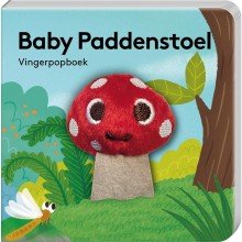 Vingerpopboekje Bos Baby paddenstoel