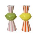 Kandelaar fruit-streep H14.2cm