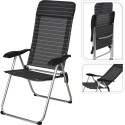 Campingstoel 69x58x111cm grijs