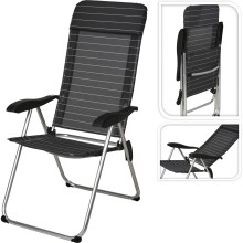 Campingstoel 69x58x111cm grijs