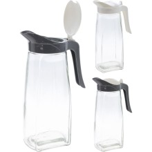 Schenkkan glas 1500ml 2 ass. kleur