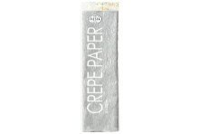 Crepe papier 50x250cm zilver
